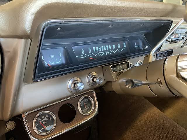 where is the tachometer on a1966 nova super sport